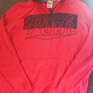 VS/PINK 3/4 zip XS